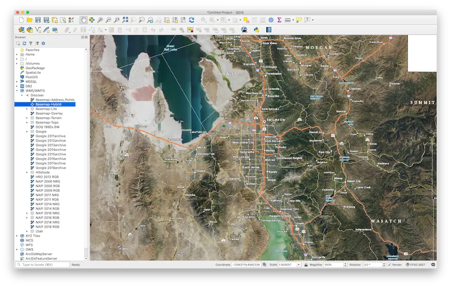 QGIS Hybrid layer screenshot